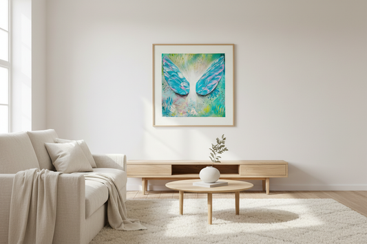 Heal painting in living room