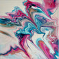 Motyl- 51x51cm Original Acrylic Painting on Canvas
