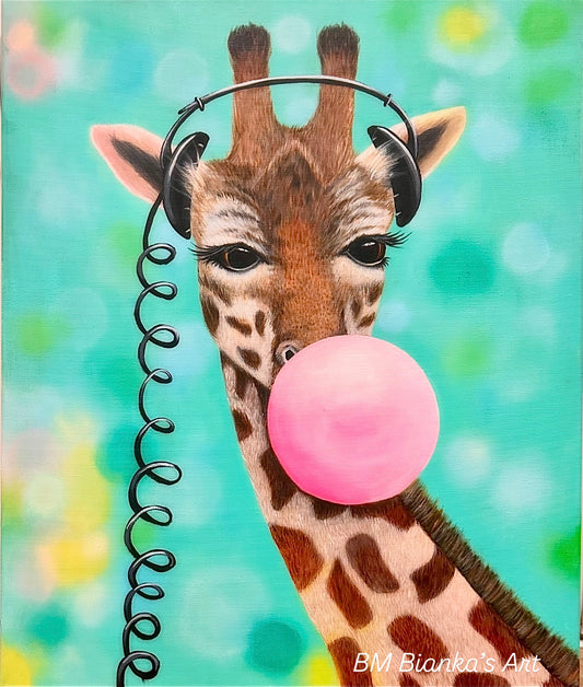 GiGi- 50x60cm, Original Acrylic Painting on Canvas