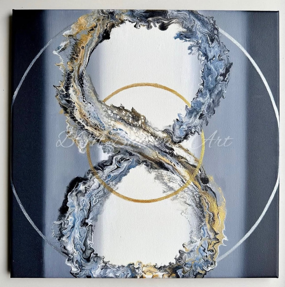 Rhythm - 45.5x45.5cm Original Acrylic Painting on Canvas