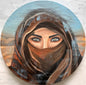 Zahrat Desert Rose-40cm Original Oil on Canvas