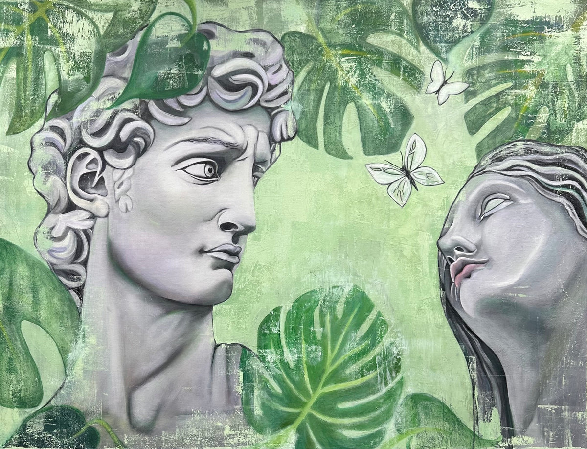 Must Be Love- 60x80cm Original Oil Painting on Canvas