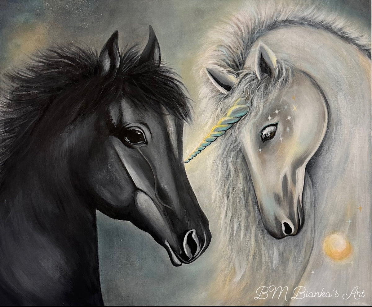 Believe In Magic-50x60cm Original Acrylic Painting on Canvas