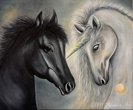 Believe In Magic-50x60cm Original Acrylic Painting on Canvas