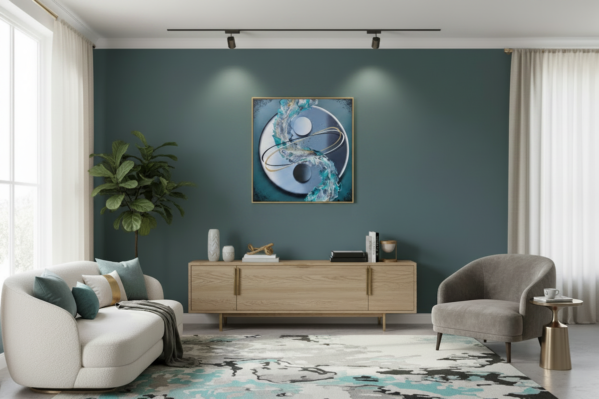 Balance Painting Smaller in Living Room