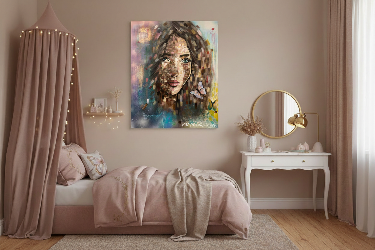 Flicker Memory - Rescaled to True Size