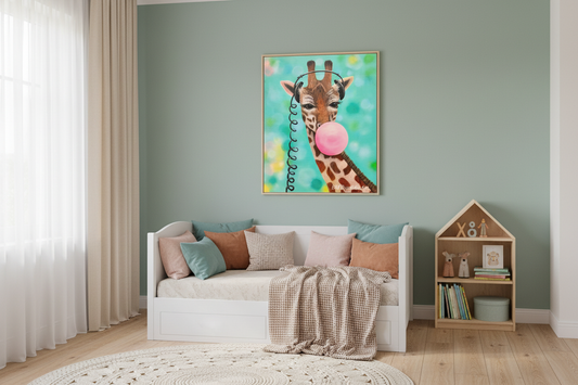 GiGi Painting in Kid's Room