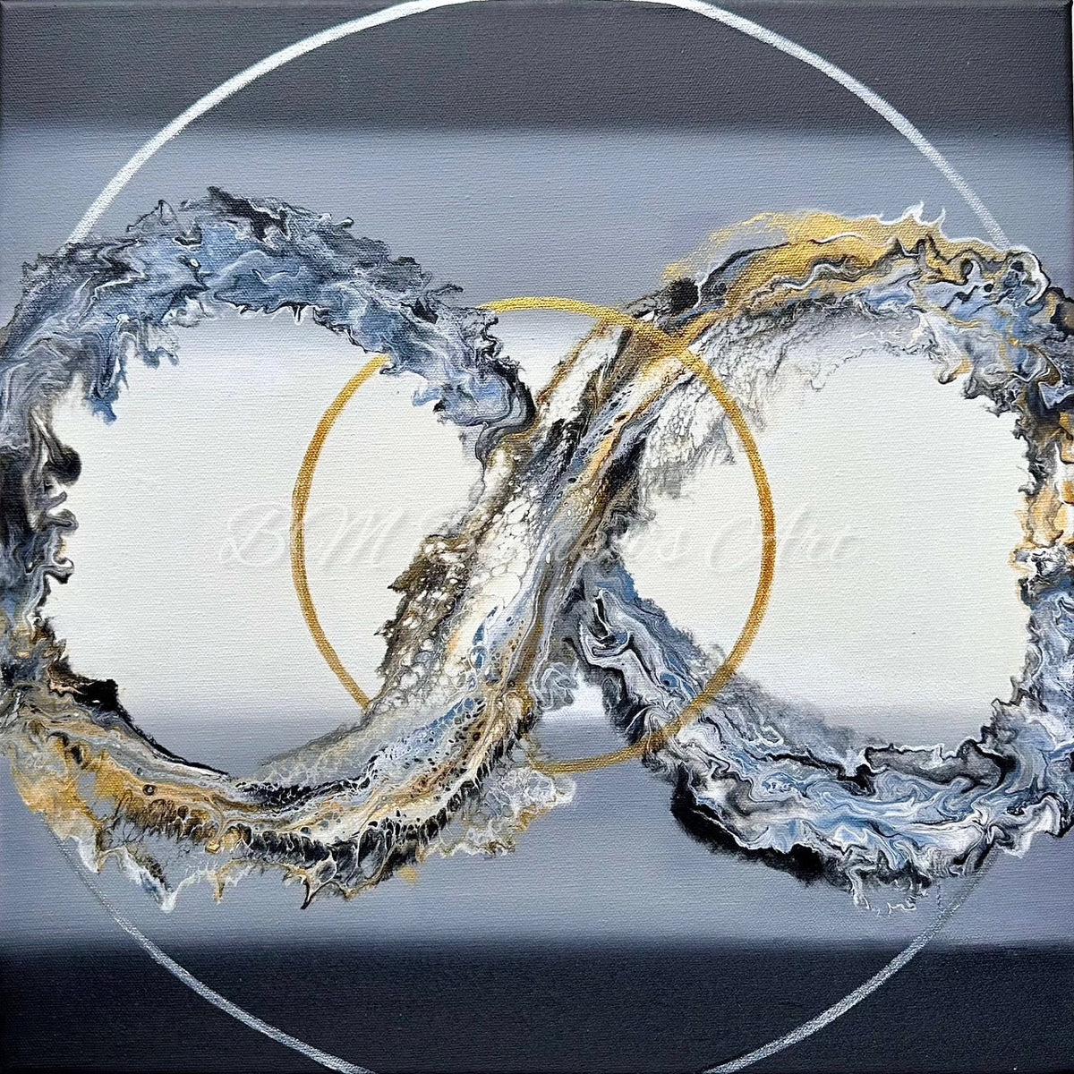 Rhythm - 45.5x45.5cm Original Acrylic Painting on Canvas