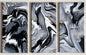 Convergence Triptych- 93x 63cm Original Acrylic Painting on Canvas